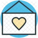 Amour Courrier Salutation Icon