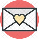 Amour Courrier Salutation Icon