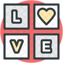 Amour Parole Romance Icon