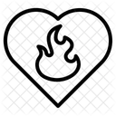 Amour brûlant  Icône