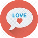 Romantique Chat Amour Icon