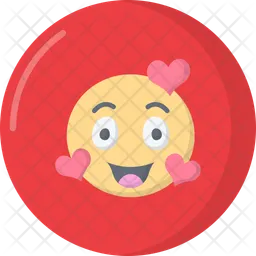 Amour Emoji  Icône