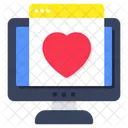 Amour En Ligne Rencontres En Ligne Amour Numerique Icon