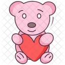 Amour En Peluche Ours En Peluche Ours Damour Icône