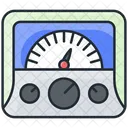 Amperimetro Voltimetro Metro Icono