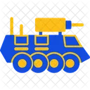 Amphibious Vehicle Land Water Icon