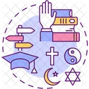 Ampla consciência sobre religião  Ícone