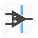 Operationnel Amplificateur Circuit Icône