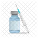 Medical Syringe Virus Icon