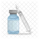 Medical Syringe Virus Icon