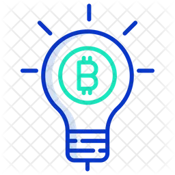 Ampoule bitcoin  Icône