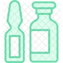 Ampoule Duotone Line Icon Icon