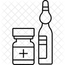 Ampulle Impfstoff Medizin Symbol