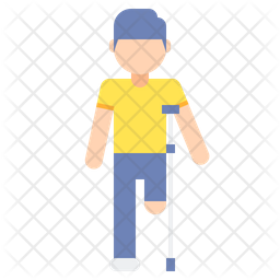 Amputee Icon Of Flat Style Available In Svg Png Eps Ai Icon Fonts