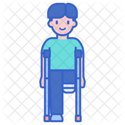Amputee Icon Of Colored Outline Style Available In Svg Png Eps Ai Icon Fonts