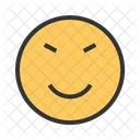 Amused Emoji Face Icon