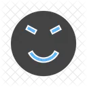 Amused Emoji Face Icon