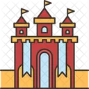 Amusement Park Castle Fair Castle Castle Icon
