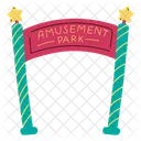 Amusement park entrance  Icône