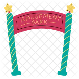 Amusement park entrance  Icon