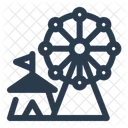 Amusement Park Ride Fun Icon