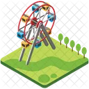 Playground Amusement Park Public Park Icon