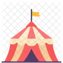 Amusement Tent Park Icon
