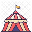 Amusement Tent Park Icon