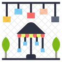 Amusement Park Location Garden Icon
