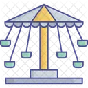 Amusement Park Fair Ride Fun Activity Icon