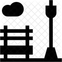 Amusement Park Park Bench Icon