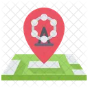 Amusement Park Location Amusement Park Map Amusement Park Icon