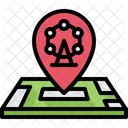 Amusement Park Location Amusement Park Map Amusement Park Icon