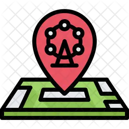 Amusement Park Location  Icon