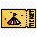Amusement Park Ticket Ticket Validating Ticket Icon