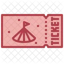 Amusement Park Ticket Ticket Validating Ticket Icon
