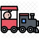 Amusement Park Train Funfair Train Toy Train Icon