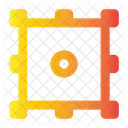 An Auswahl ausrichten  Symbol