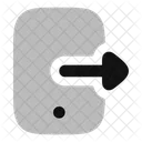 An Mobiltelefon senden  Symbol