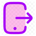 An Mobiltelefon senden  Symbol