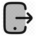 An Mobiltelefon senden  Symbol