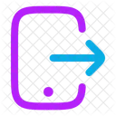 An Mobiltelefon senden  Symbol