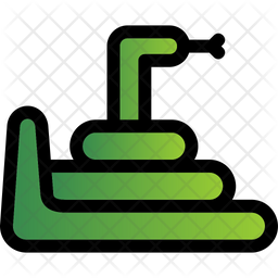 Anaconda Icon - Download in Colored Outline Style