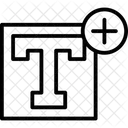 Añadir texto  Icono