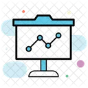 Estatisticas Analises Grafico De Tendencias Ícone