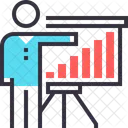 Analytics Quadro Grafico Ícone