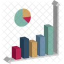 Analise Grafico De Negocios Visualizacao De Dados Ícone