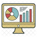 Analise Analytics Grafico Ícone