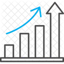 Crescimento de análise  Ícone
