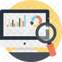 Web Analise Analytics Ícone